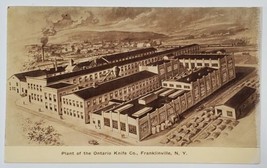 Franklinville NY Ontario Knife Company Plant New York Postcard D16 - £23.59 GBP