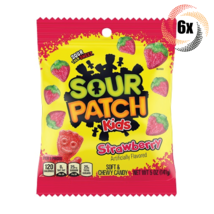 6x Bags Sour Patch Kids Strawberry Flavor Soft &amp; Chewy Gummy Candy | 5oz - £17.90 GBP