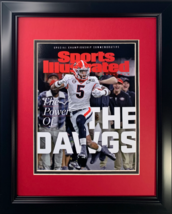 Georgia Bulldogs 2021 National Champions Sports illustrated Cover Framed - £39.31 GBP