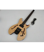 Fan Fretted Headless Electric Guitar,Semi Hollow Mahogany Body  S89 500 - $289.00