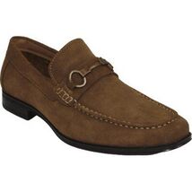 Men's Shoes Steve Madden Soft Suede Leather upper Slip on GADDIS Tobacco Tan image 3