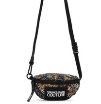 Versace Jeans Couture Black Print Pouch Belt Bag - £94.28 GBP