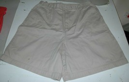 Womens Lands End Size 12 Tan Beige Shorts  - $14.99