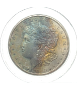 Dólar De Plata Morgan De $1 De 1880-S PCGS MS65 Bonito Tono En El Anverso! - €2.459,99 EUR