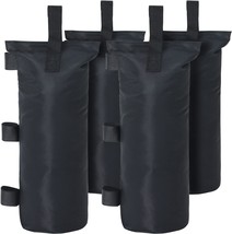 Canopy Weights Bags For Canopy Tent, 112 Lbs. Sand Bags, 4 Packs (Black)... - $38.99