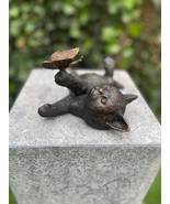 Playful Kitten – Bronze Sculpture. 11x16x22cm - 1.2Kg - $4,621.08 MXN