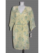 2 Pc Secret Treasures Butterfly Posey Roses Cami Top &amp; Belted Wrap Robe ... - $34.99