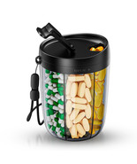 Large Pill Bottle Organizer, Supplement Organizer for Holding 6 Various ... - $356.00 MXN