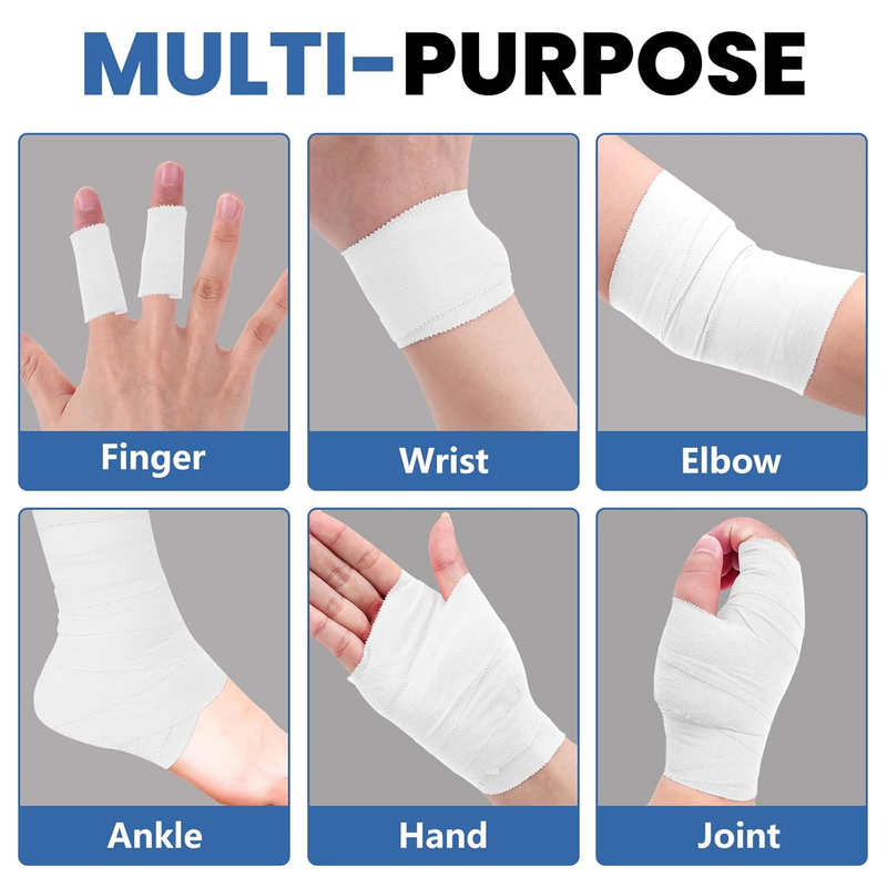 8 Pack Athletic Tape, White Sports Tape, Easy Tear Wrist Tape, Strong Adhesion T Item image 4