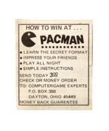 1982 How To Win At Pacman Advertisement Video Game Arcade Memorabilia DW... - $19.99