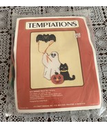 Vtg 1989 JL Crafts Temptations Plastic Canvas Kit Spooky Pals Wall Hangi... - $12.99