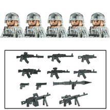 5PCS America Army Combat Uniform Special Forces Figures Building Blocks ... - £25.06 GBP