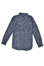 RAILS Womens Shirt Liam Style Skinny Floral Print Collared Blue Size S RW10939 - £32.71 GBP