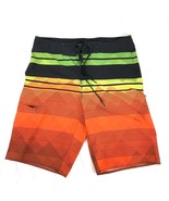Hang Ten Size 30 Mens Board Shorts Long Multi-color Stretch Swimwear - £9.87 GBP
