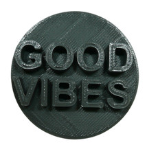 Good Vibes Candy Heart Cookie Stamp Embosser Made In USA PR5468 - $3.99