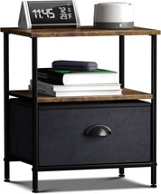 Sorbus Nightstand 1-Drawer Shelf Storage - Bedside Furniture &amp; End Table... - $43.95