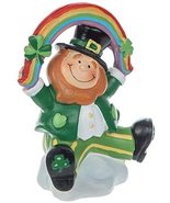 Leprechaun With Rainbow Figurine Table Decoration St Patrick&#39;s Day Home ... - £8.10 GBP