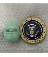 TRUMP 2017 GREEN EASTER EGG + PRESIDENT EAGLE SEAL MAGNET REPUBLICAN WOO... - $1,555.90 MXN