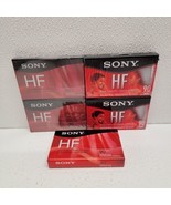 New Sony Lot Of 5 Blank 90 Minute Cassette Tapes C-90HFL - $12.77