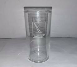 Eastern Airlines Water Glass- Frosted Falcon 1950’s Logo 4.5 inches - $440.20 MXN