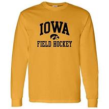 AL1112 - Iowa Hawkeyes Arch Logo Field Hockey Long Sleeve - Medium - Gold - £21.57 GBP