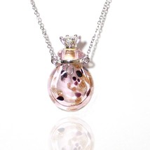 1PC  Murano Glass Perfume Necklace Essential Oil Diffuser Bottle Jewelry Necklac - £14.00 GBP