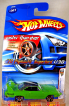2006 Hot Wheels Faster Than Ever #1 First Editions &#39;70 PLYMOUTH SUPERBIR... - $18.50