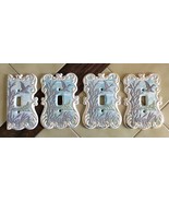 Vintage Lot (4 pcs) HOLLAND MOLD Scrolled Lakeside Single Light Switch P... - $1,483.99 MXN