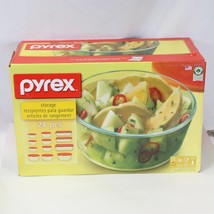 Pyrex 24-Pc Glass Food Storage Container Set with Lids NOS Factory Sealed - £39.16 GBP