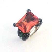 CSJ New Design Big Stone 925 Silver Ring Sterling Change Color Zultanite OCT12*1 - £75.93 GBP