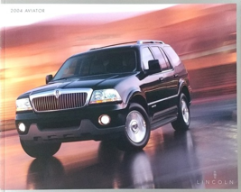 2004 Lincoln AVIATOR sales brochure catalog 2nd Edition US 04  - $8.00