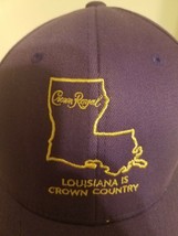 Crown Royal Louisiana is Crown Country Cap Hat FlexFit Purple Embroidere... - $12.61