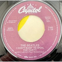 The Beatles Eight Days a Week / Spoil the Party 45 Purple Label Capitol 5371 - £22.34 GBP