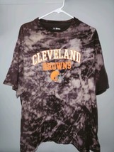 Cleveland Browns Bleach-Dyed Mens XL Home Made One Of A Kind - £18.61 GBP