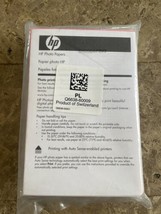 HP Advanced Photo Paper 4”x6”Factory Sealed Q6638-60009 - $9.49