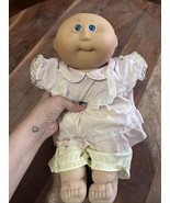 Cabbage Patch Kid Preemie Doll 1978/1982 Baby Boy Bald Blue Eyes 14 inches - $19.18 CAD