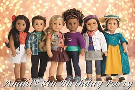 American Girl Doll  Edible Cake Topper Decoration - £10.38 GBP