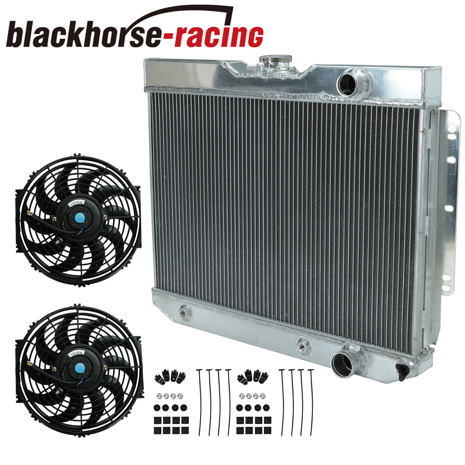 Primary image for For 59-65 Chevy Impala/Bel Air/El Camino/Biscayne 3Row Aluminum Radiator&12" Fan