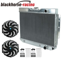 For 59-65 Chevy Impala/Bel Air/El Camino/Biscayne 3Row Aluminum Radiator&amp;12&quot; Fan - £108.55 GBP