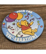 1990&#39;s Disney&#39;s Winnie The Pooh Join The &quot;Cel&quot;-Ebration 3&quot; Pinback Button - $187.97 MXN