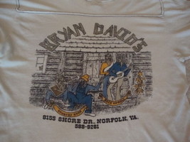 Vintage Bryan David&#39;s Norfolk Virginia Country Rock Music Tour Jersey T shirt M - £28.24 GBP