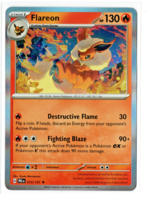 Pokémon TCG - Flareon 013/131 Holo Rare Scarlet &amp; Violet Prismatic Evolu... - $2.39 CAD