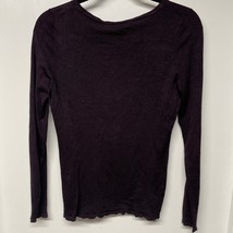 Ann Taylor LOFT Stretch Silk Blend Brown V Neck Pullover Sweater Womens Size XS - £9.35 GBP