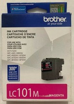 Brother LC101M Magenta Innobella Ink Genuine OEM Sealed In Retail Box Fr... - $10.10