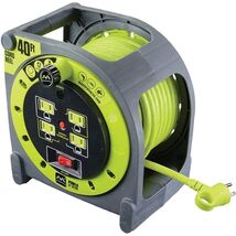Masterplug Power At Work Four Power Outlets Cord Reel with Winding Handle, - €62,15 EUR