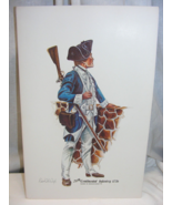 Vintage Donald Calvin Cook Colored Print 25th Continental Infantry 1776 4-e - $24.74