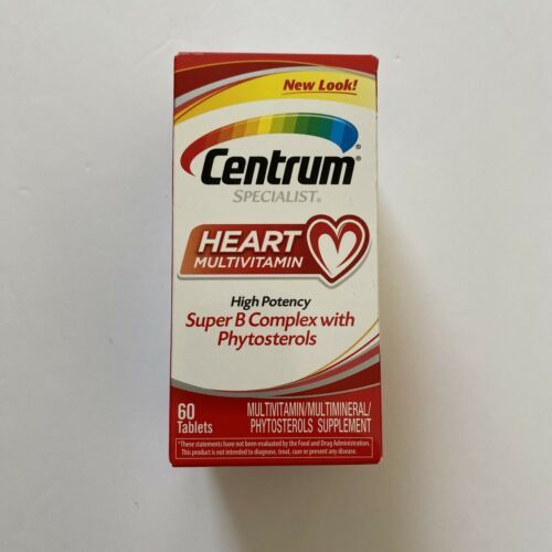 Primary image for (1) Centrum Specialist Heart Multivitamin Supplement Super B Complex 04/22