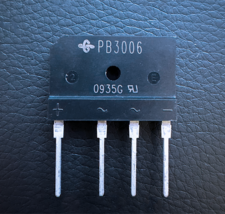 PB3006-E3/45 PB3006 VISHAY Bridge Rectifier 1-Ph 600V 30A PB 4-SIP isoCink+ - £1.99 GBP