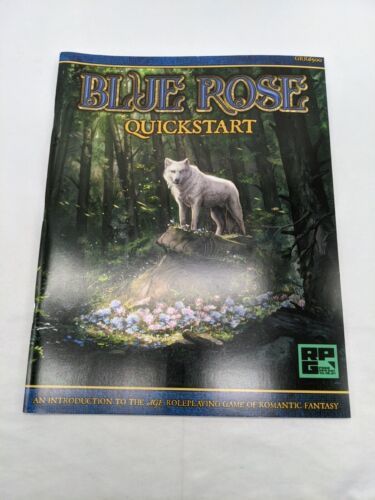 Blue Rose Quickstart The Age Roleplaying Game Of Romantic Fantasy RPG Book - $9.80