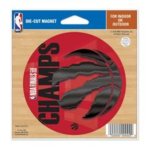 Toronto Raptors NBA Finals 2019 Champions 4&quot; Diameter Magnet WinCraft - $14.95